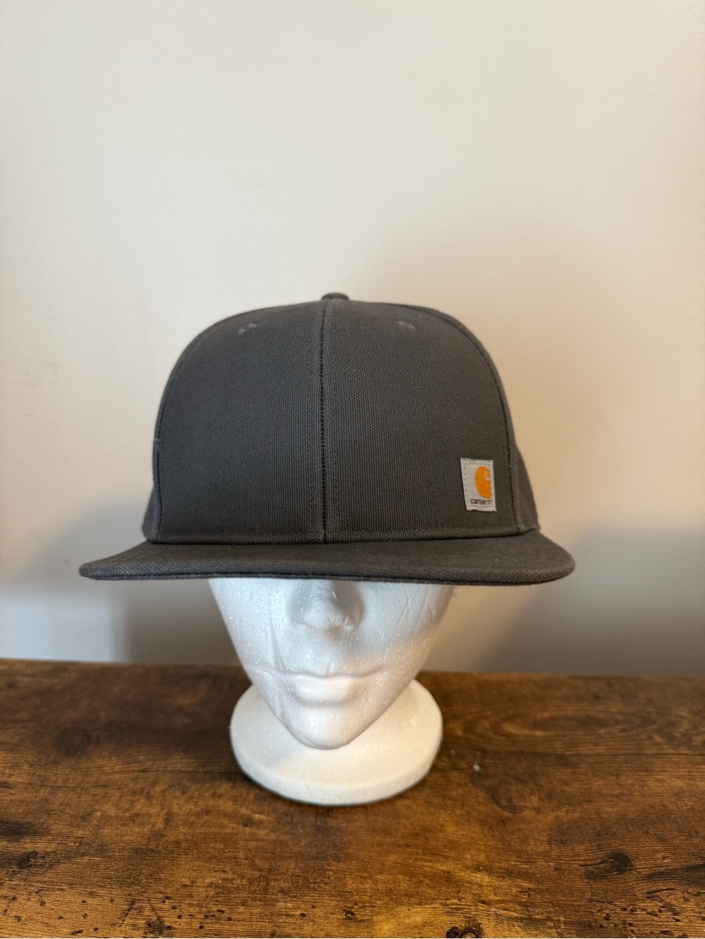 Carhartt Unisex Canvas Firm Duck Flatbrim Cap with Anti-Odour Sweatband